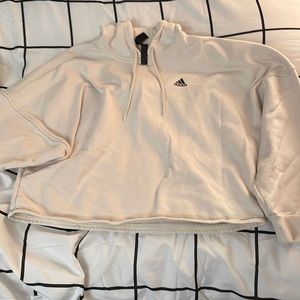 Cream Adidas Sweatshirt